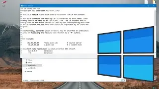 How to Change Host File on Windows