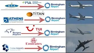 Coalpool Plane Spotting - PIA 777, Titan 767, TUI 787-9, Emriates A380 - 29 June 2019