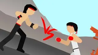 Ryu vs Liu kang Stick nodes animation.