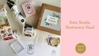 Soto Studios Haul Unboxing | Stationery & Journaling Supplies
