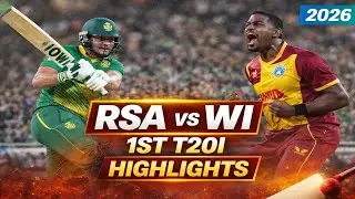 South Africa vs West Indies 1st T20I Highlights 2026 | RSA vs WI Today Match