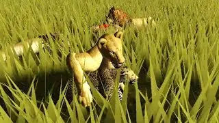 LEOPARD VS LION PRIDE! Wild Savannah Roblox