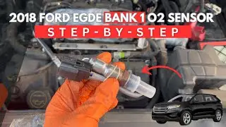 Замена датчика кислорода 1, ряд 1 Ford Edge 2015-2018 гг. #ford #mechanic #repair