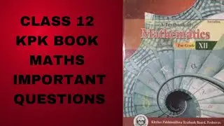 Class 12 KPK Book Maths Important Questions