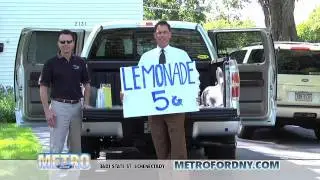 Metro Ford June Lemonade Commercial-Schenectady NY