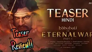 Baahubali - The Eternal War Part 1 Teaser Reaction Mashup & Review | Prabhas | SS Rajamouli