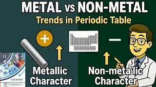 Metallic & Non-Metallic Character | Trends in Periodic Table | Class 11 / FSc Chemistry