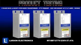 1 Phase Buck & Boost Step-Down Transformer - 277V Primary - 230V Secondary at 37.47 Amps - 50/60Hz