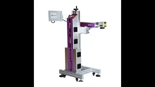 Fiber Fly Laser Marking Machine LF30F - PVC Pipe laser Printing