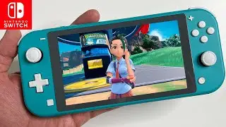 Pok&eacute;mon Scarlet and Violet Nintendo Switch LITE Gameplay