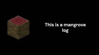 Mangrove Log - Minecraft