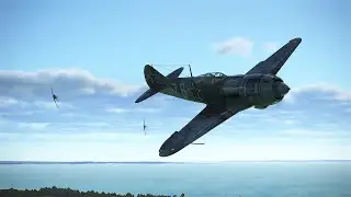 [IL-2 BoS] La-5F 2대1 시저스 기동(Running from Evil)