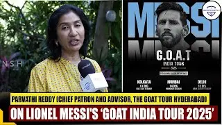 #Messi IN HYD! #GoatTourIndia 2025 Begins - Cheif Advisor Parvathi Reddy | Neo Science Hub