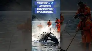 Fish Rescue 🐟💦 #FishRescue #SaveAquaticLife #ProtectWildlife
