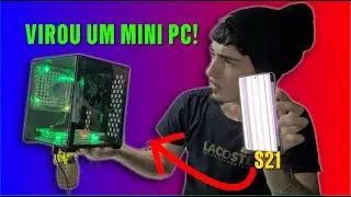 TRANSFORMEI MEU CELULAR EM UM MINI PC COM IMPRESS&Atilde;O 3D!