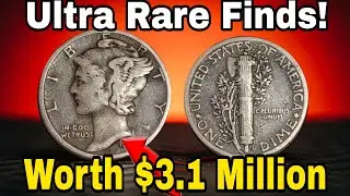 Top 6 Ultra Rare Mercury Dimes Worth a Fortune 💰 | Hidden U.S. Coin Treasures Revealed 2025