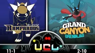 StL Rampardos VS GC Greninjas!! [UCL S1W13] Pokemon Omega Ruby & Alpha Sapphire LIVE WIFI Battle