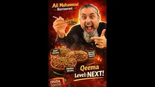 Foodee Baba tries Beef, Mutton & Special Masala Fried Qeema from Ali Muhammad Restaurant#FoodeeBaba
