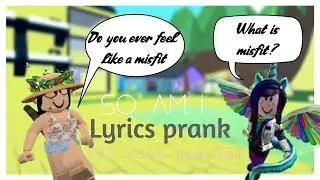 200 subs Special | So am I lyrics Prank | Roblox
