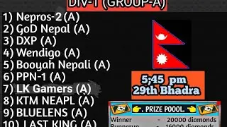 [ DIVISION-1 GROUP A ] ---- ELIMINATOR ROUND 😘😍