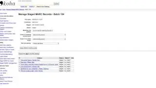 Add Marc records in bulk to KOHA