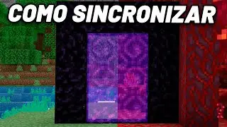 COMO SINCRONIZAR PORTAIS FÁCIL e RÁPIDO no MINECRAFT