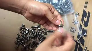 3/8-16 GR5 titanium hex bolts & 12 point titanium nuts