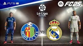 FC 25 - Getafe vs. Real Madrid | La liga 24/25 Full Match | PS5&trade; Pro [4K60]