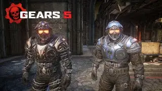 Gears 5 - Benjamin Carmine Comparison (Armoured/Chrome Steel)