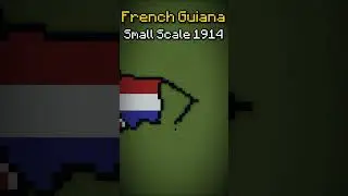 Part 12: 1914 French Guiana Small Scale #minecraftmaps #history #map #geography #guiana