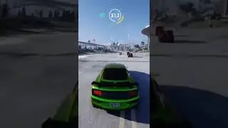 Inches Away From NPC While Drifting Racing Mustang For Delivery