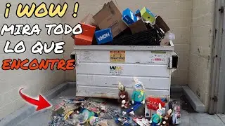 DUMPSTER DIVING 🇺🇸🇲🇽Lo que tiran en USA.. la tienda tira puras cosas nuevas a la basura💵💵