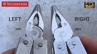 Изменение головки плоскогубцев Victorinox Swisstool *4K Ultra HD* Плоскогубцы для левой руки