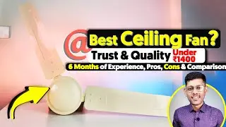 Best Ceiling Fan Under 1500 ? 🥶 Crompton SureBreeze Ceiling Fan Review 🥶 with Pros and Cons