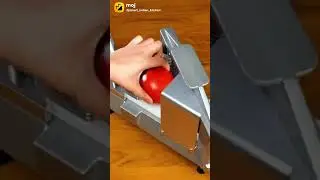 Tomatoes slice cutter cool| tomatoes slice cutter| smart ways of cutting tomato slices #shorts