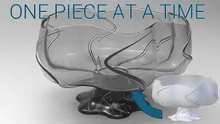 Tricky Tort Bowl Modeling- Making a Part one Piece At a Time