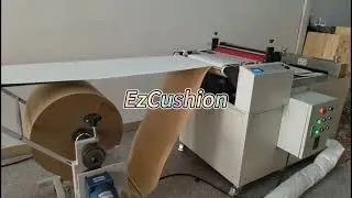 Roll feeding paper shredding machine