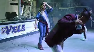 REINA DE EXPO FERIA REGIONAL GANADERA 2019, EN EL ESCENARIO CON LOS  VELA ..