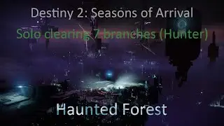 Solo clearing 7 branches of Haunted Forest ( Hunter ) | Destiny 2 Season 11: Seasons of Arrival
