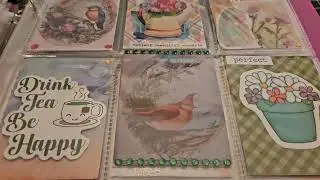 Flip Through Of My Altered Playing Cards for 2025 . #decktheyear2025 . @PennysCraftyCreations 