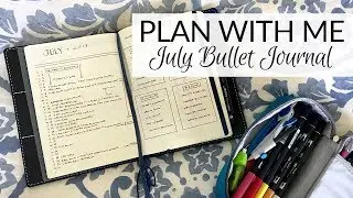 Plan With Me | Bullet Journal | July 2017