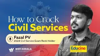 How to Crack Civil Services | Fazal PV (2024 Civil Service Exam Rank Holder)
