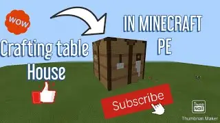 I BUILD A CRAFTING TABLE HOUSE IN MINECRAFT POCKET EDITION | PRAKASH BHAGAT