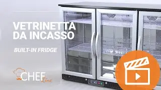 Vetrina Da Banco/Retrobanco 302 Litri Mod. CHVP3PB - Chefline