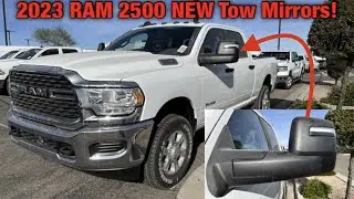 2023 RAM 2500 Bighorn with the NEW Towing Mirrors!
