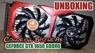 Colorful Battle-Ax GeForce GTX 1650 4GB GDDR6 UNBOXING with BENCHMARKS