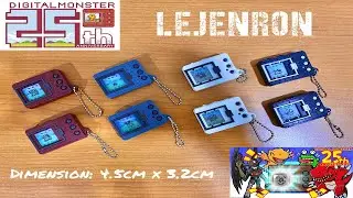 Digimon 25th Anniversary Vpet Gacha Keychains