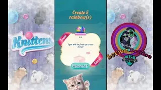 Knittens - Sweet Match 3 Puzzles & Adorable Kittens - Level 806 - 810 - Gameplay