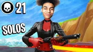 Insane 21 Kill Solo Win (facecam)