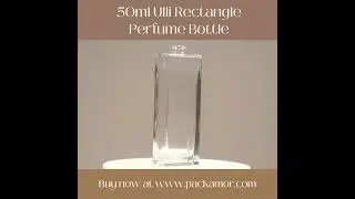 Perfume Bottles Wholesale - 50ml/1.7oz Ulli Rectangle, Custom Perfume Bottles in Bulk (FEA 15)